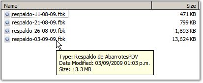 Puedes elejir restaurar desde una fecha especifica